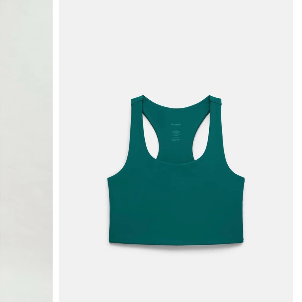 Women's Green Sports Bra - Picture 3 of 5